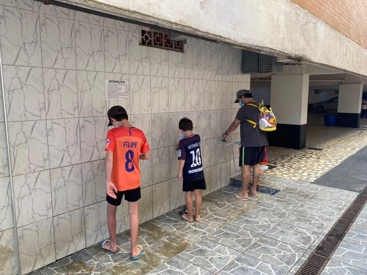 Praia Grande - Aviacao - Apto Estudio - 200 Mts Da Praia Zewnętrze zdjęcie